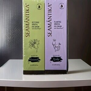 Seamantika Mineral Restoring Eye Serum and Plumping Eye Cream *NEW - SEALED